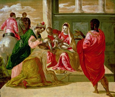 La adoración de los magos, 1567-70 de El Greco